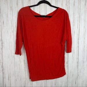 Vince orange basic tee